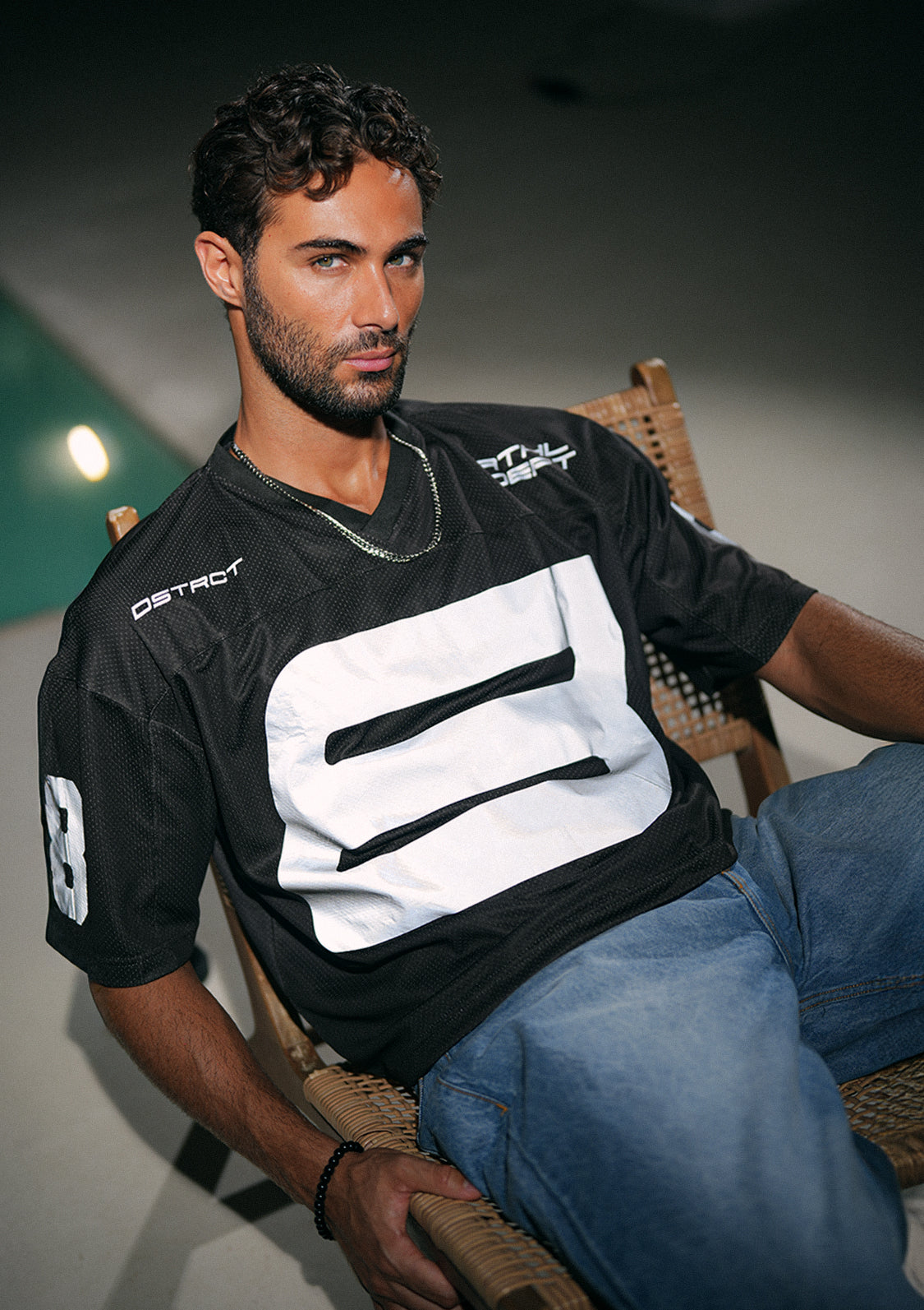 Zaavs UNISEX - Noir Reflective Cropped Jersey