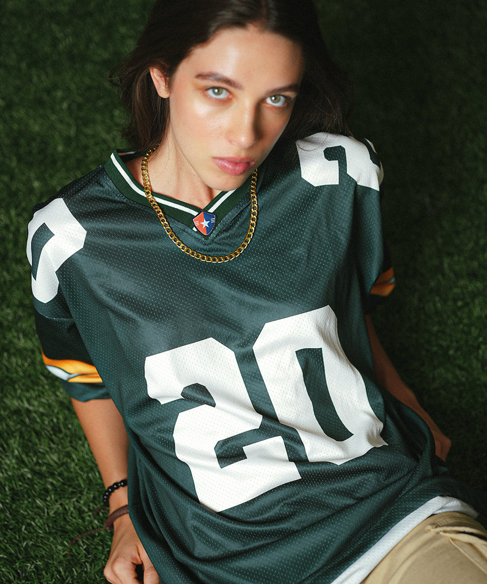 UNISEX Zaavs Green Field 20 Basketball Jersey