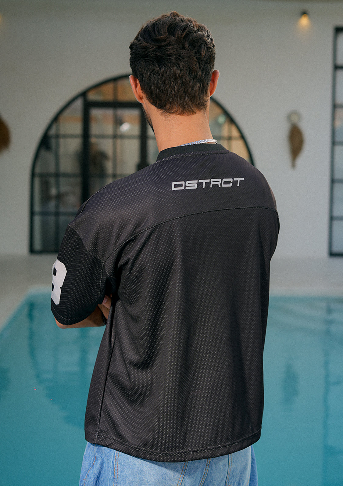 Zaavs UNISEX - Noir Reflective Cropped Jersey