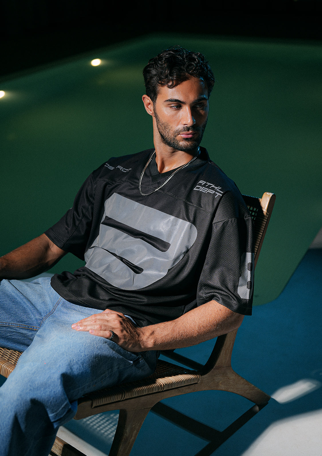 Zaavs UNISEX - Noir Reflective Cropped Jersey