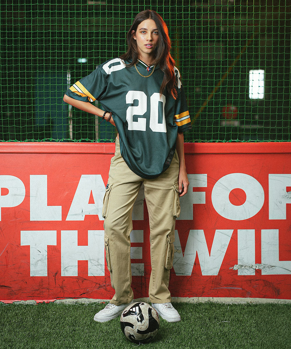 UNISEX Zaavs Green Field 20 Basketball Jersey