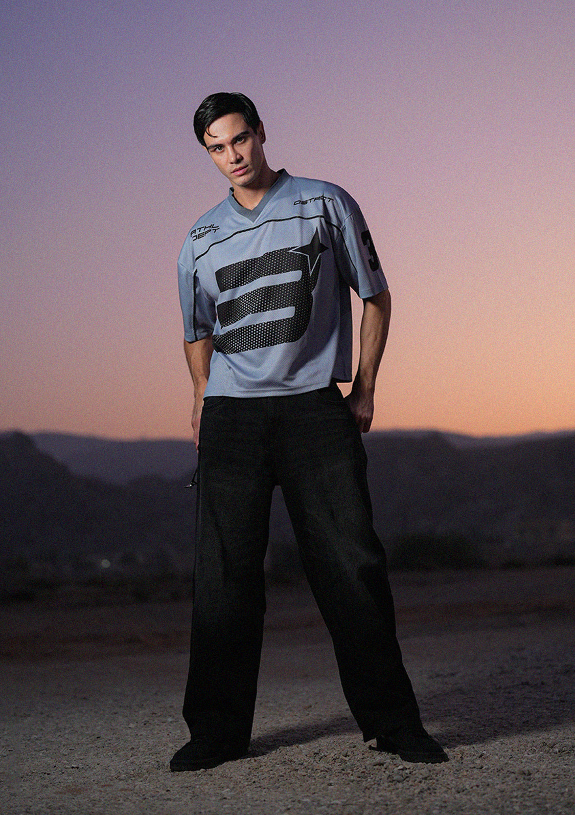 UNISEX - Silver Slam Crop Jersey