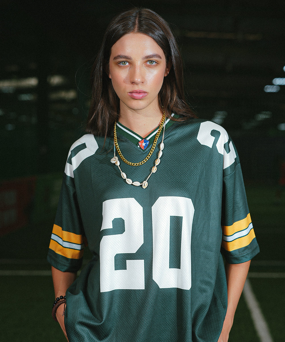 UNISEX Zaavs Green Field 20 Basketball Jersey