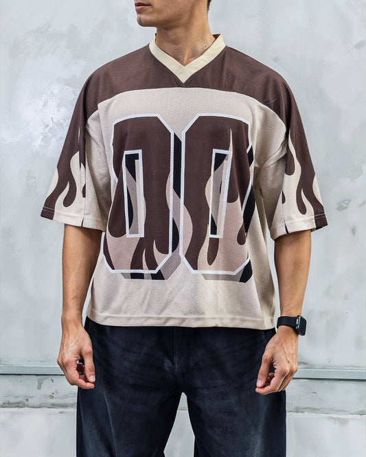 Zaavs Unisex - Inferno Blaze Basketball Jersey