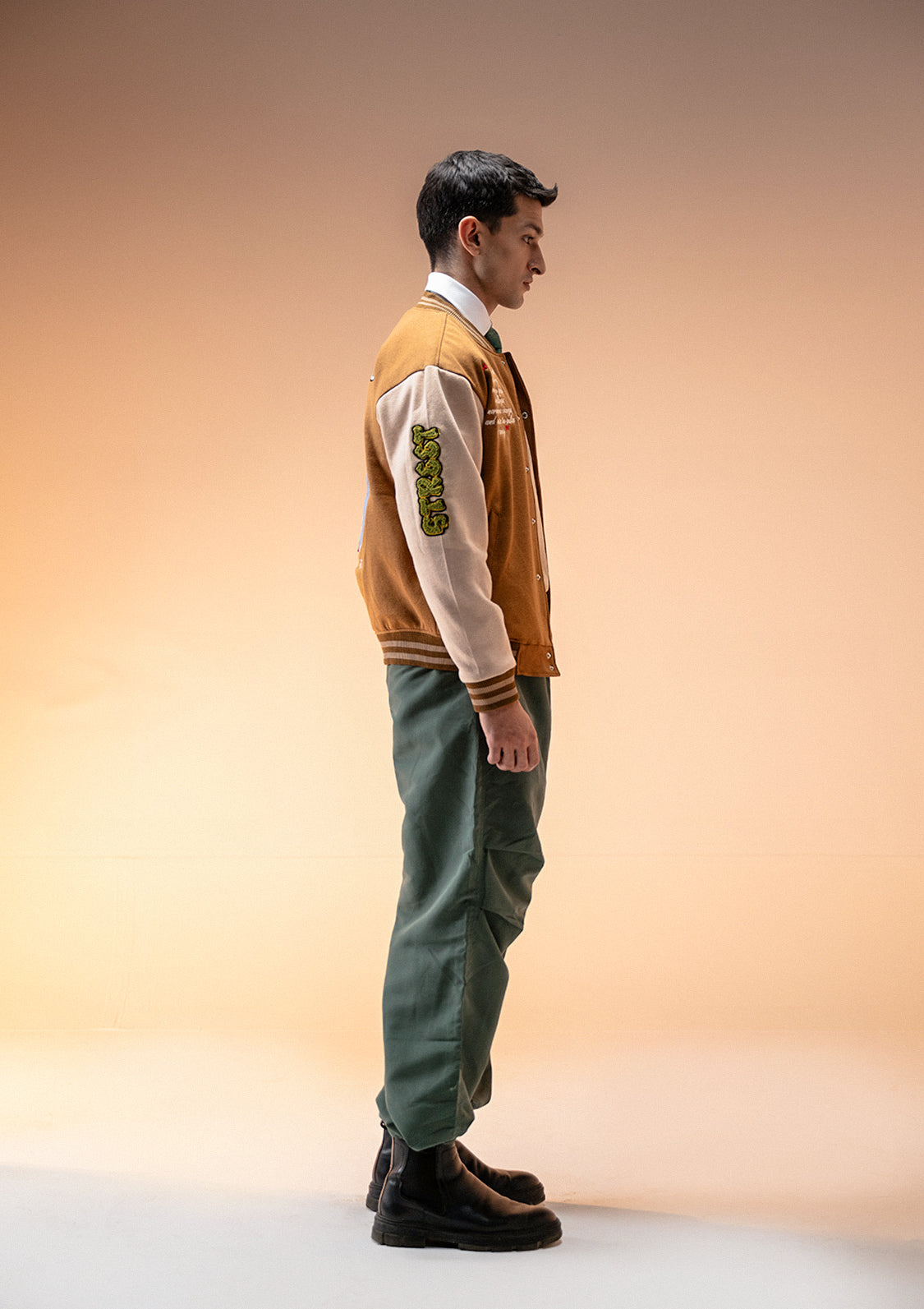 Zaavs Unisex Art Revolt Varsity Jacket