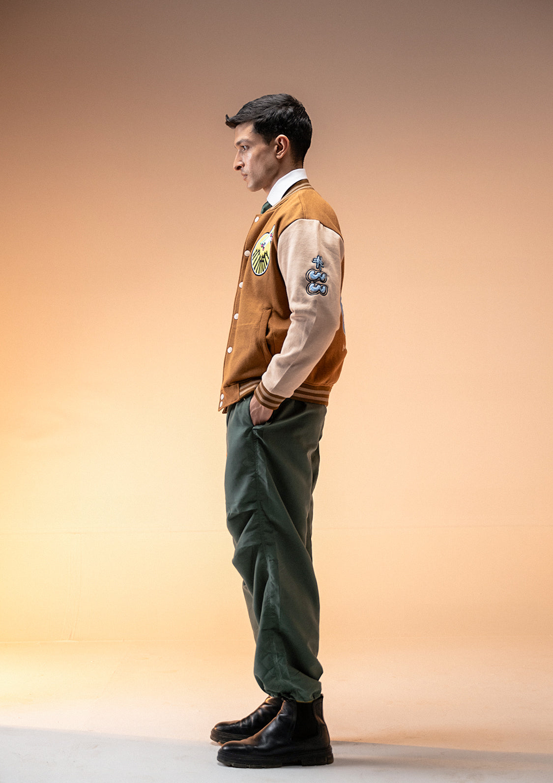 Zaavs Unisex Art Revolt Varsity Jacket