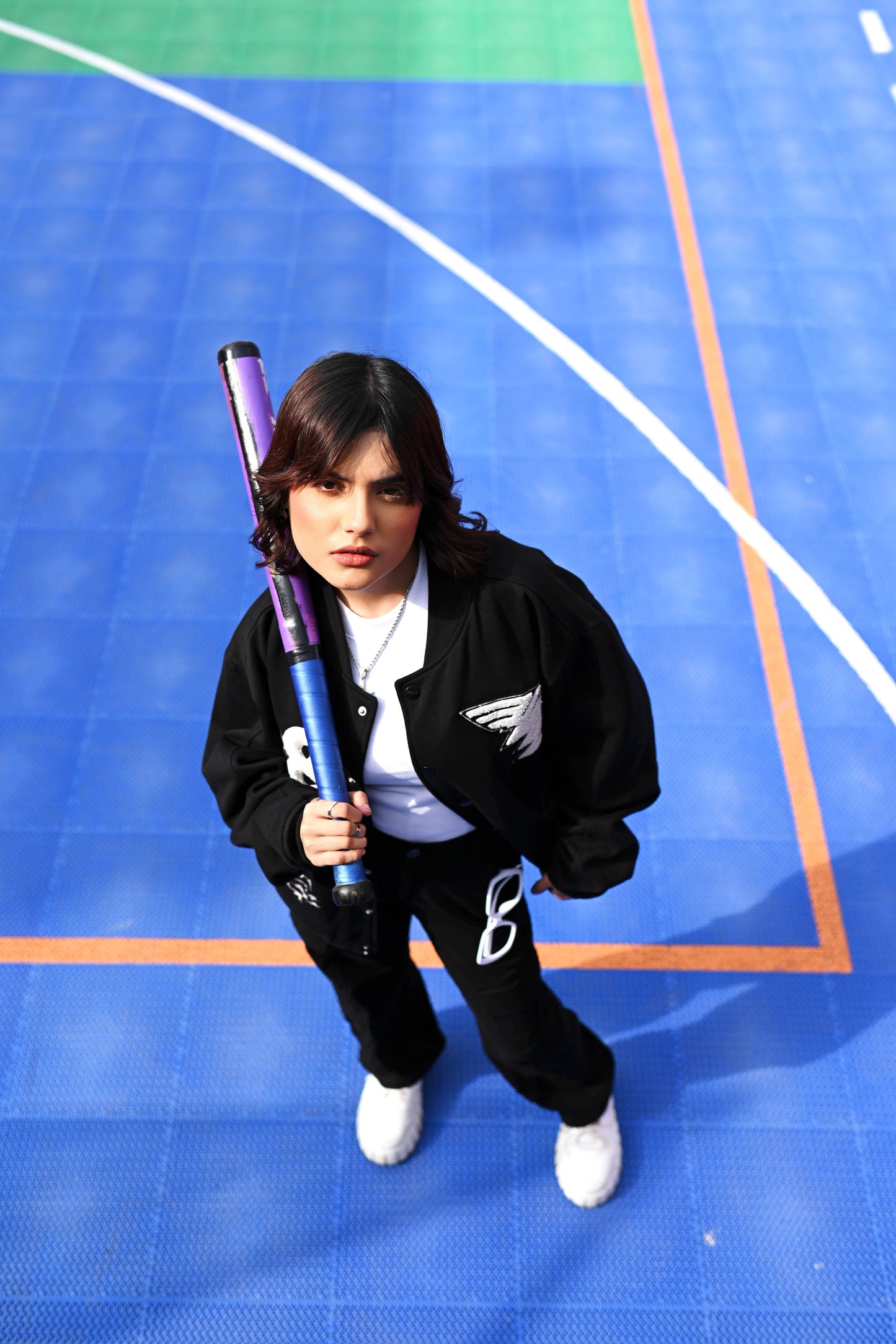 REPRESENT Zaavs Legacy : Unisex Black Varsity Jacket