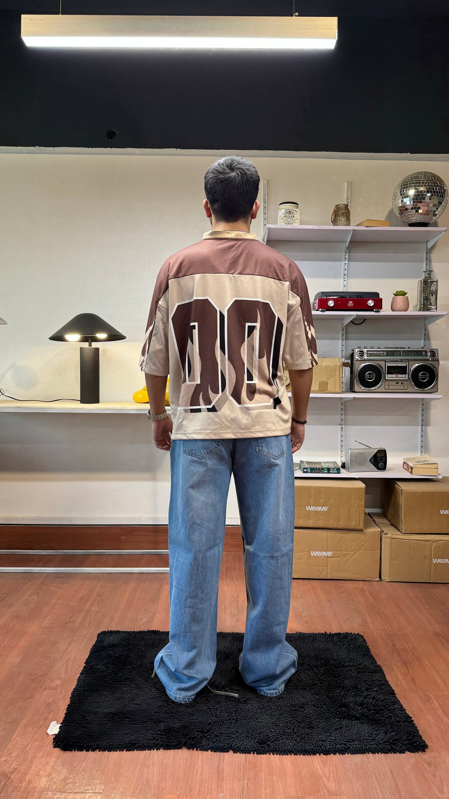 Zaavs Unisex - Inferno Blaze Basketball Jersey