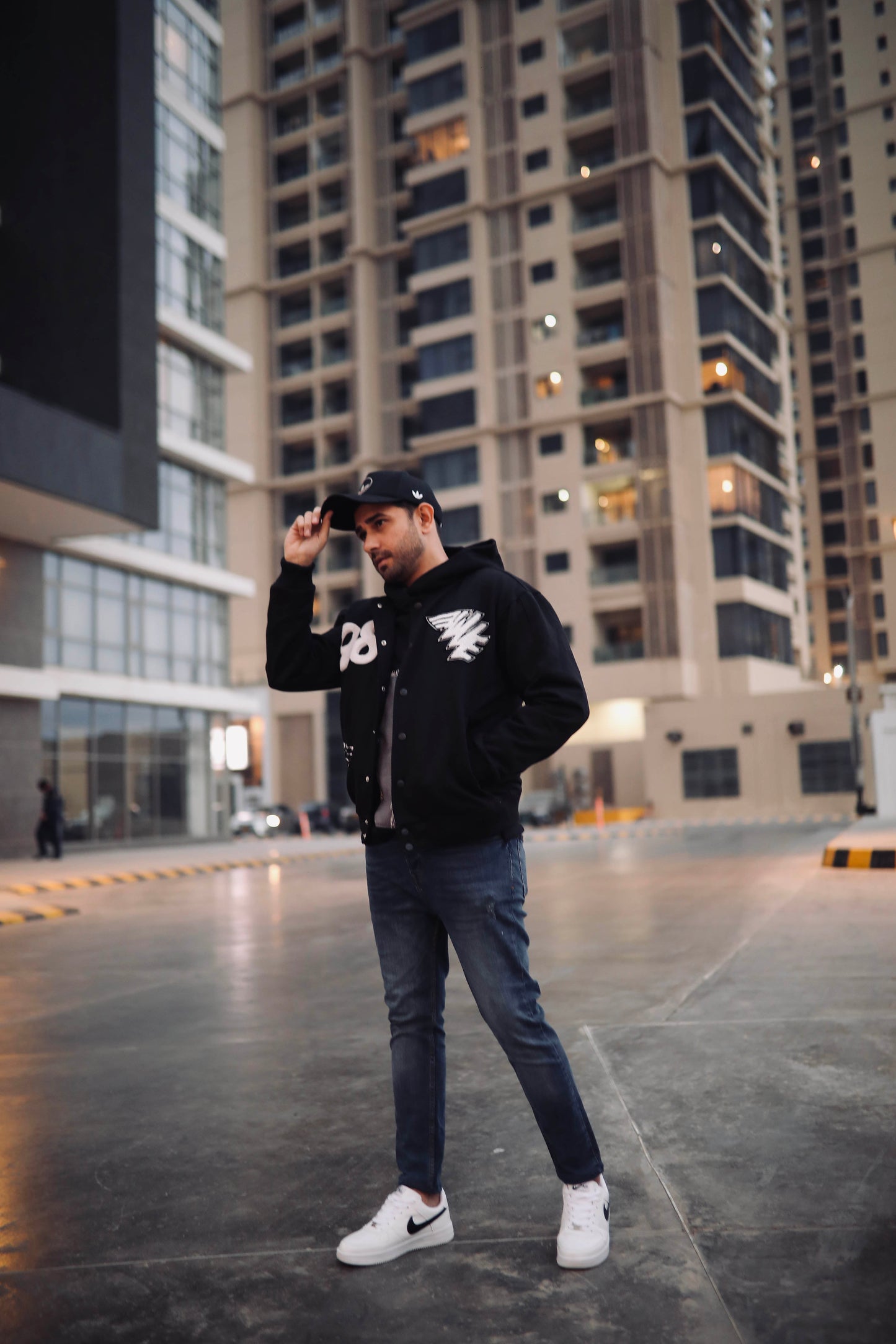 REPRESENT Zaavs Legacy : Unisex Black Varsity Jacket